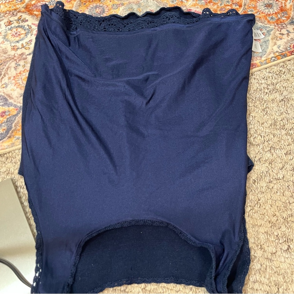 Jones New York Navy Crochet Tank Top size 3X - Picture 5 of 7